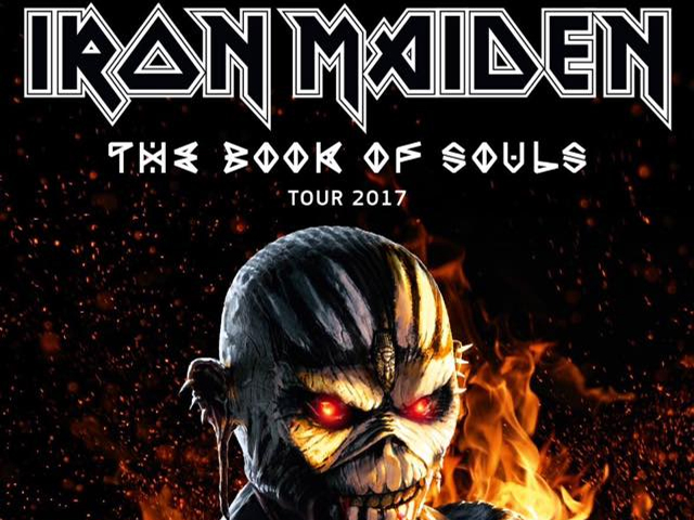 IRON MAIDEN CONTINUE THE BOOK OF SOULS WORLD TOUR