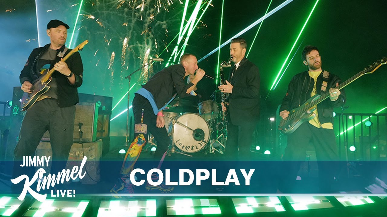 COLDPLAY RETURN FOR JIMMY KIMMEL LIVE 20TH ANNIVERSARY SHOW